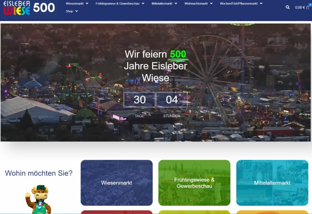 Neu Homepage zur Jubiläumswiese