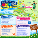 Bequem zum Eisleber Wiesenmarkt: Anreise und Parken
