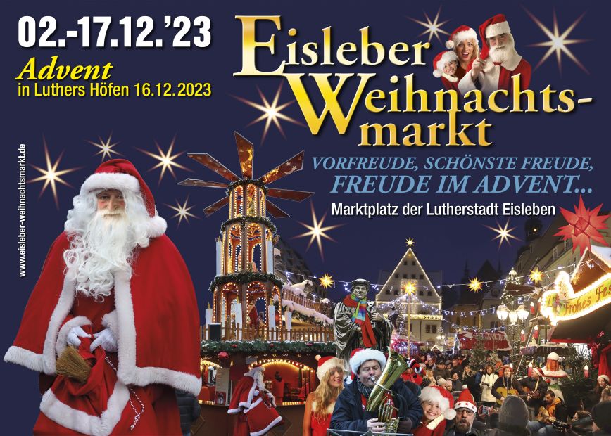 Weihnachtsmarkt in der Lutherstadt Eisleben