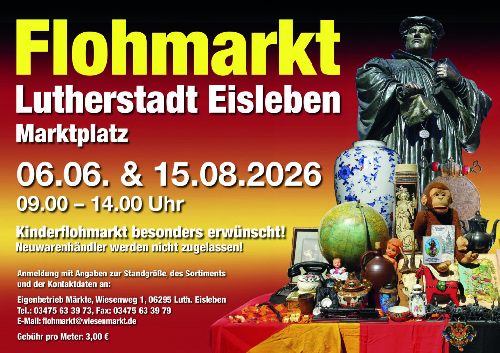 Innenstadt- Flohmarkt: Noch Standplätze frei