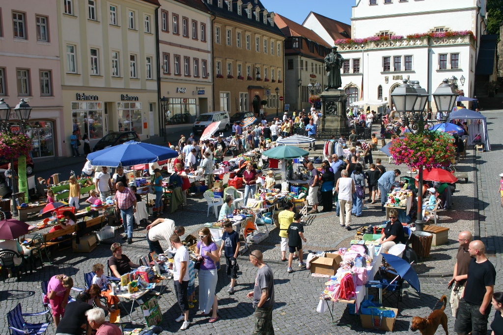 Innenstadt Flohmarkt in der Lutherstadt Eisleben!