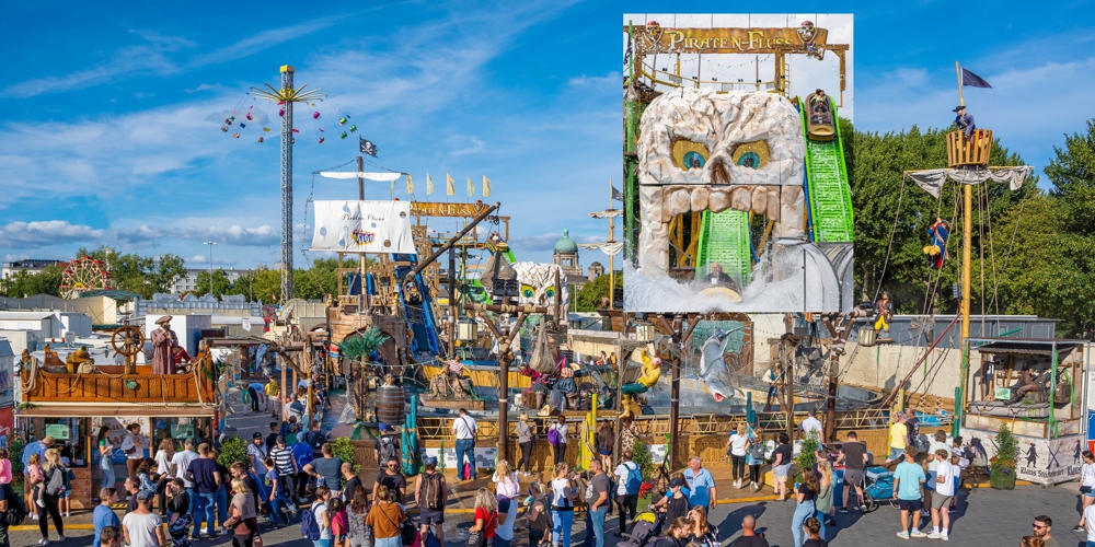 Wildwasserbahn - Piraten Fluss